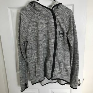 Victoria Secret PINK Heathered Grey Zip-up Hoodie